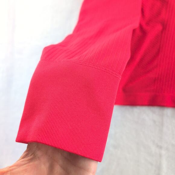 DSG Momentum NWT Seamless Compression Top Women's XXL Lightning Red 1/4 Zip - Picture 2 of 9